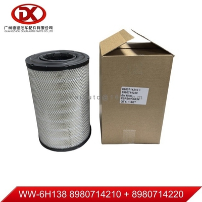 Воздушный фильтр 8980714210 Части двигателя грузовика ISUZU 4HK1 6HH1 8980714220