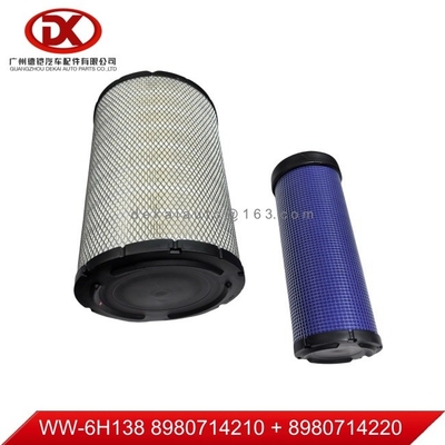 Воздушный фильтр 8980714210 Части двигателя грузовика ISUZU 4HK1 6HH1 8980714220