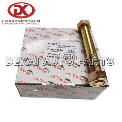Шасси тележки ISUZU NHR NKR разделяет болт 8980114880 8-97056420-0 весны